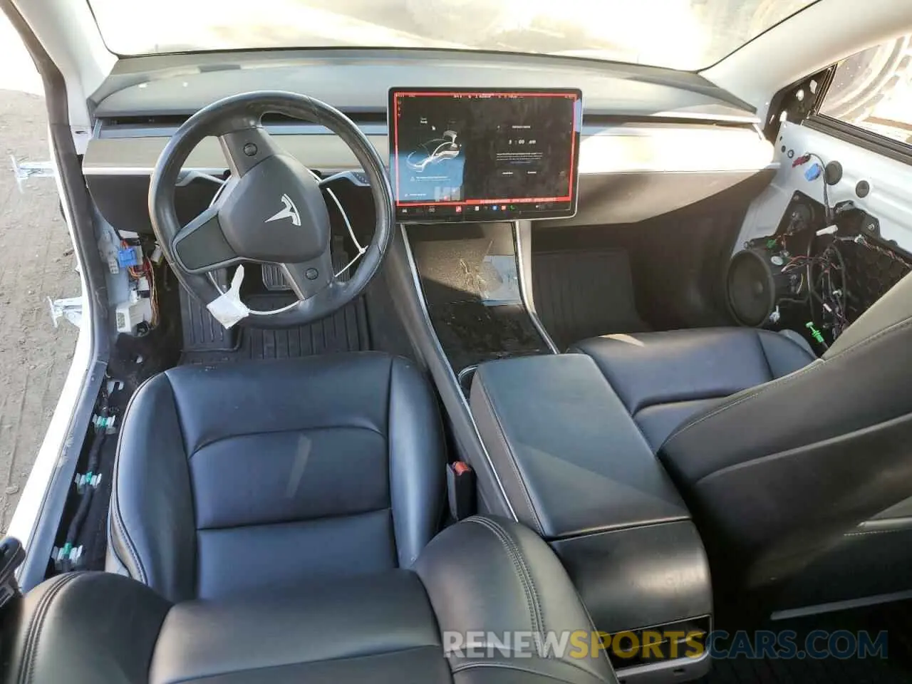 8 Photograph of a damaged car 5YJ3E1EA4KF401500 TESLA MODEL 3 2019