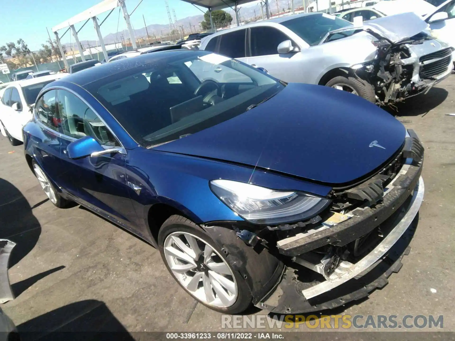 1 Photograph of a damaged car 5YJ3E1EA4KF402193 TESLA MODEL 3 2019