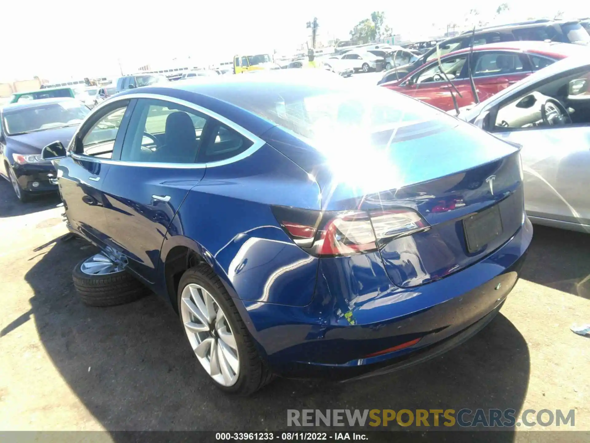 3 Photograph of a damaged car 5YJ3E1EA4KF402193 TESLA MODEL 3 2019