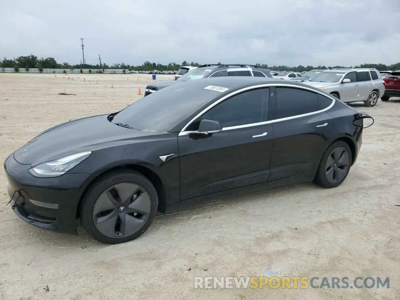 1 Photograph of a damaged car 5YJ3E1EA4KF409919 TESLA MODEL 3 2019