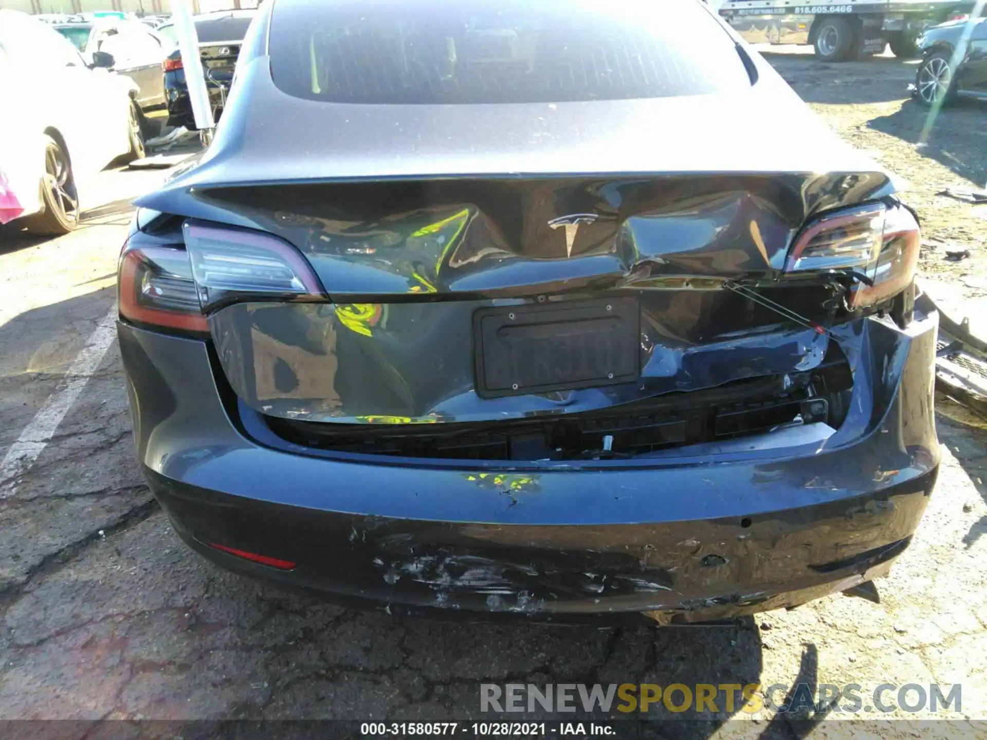 6 Photograph of a damaged car 5YJ3E1EA4KF411394 TESLA MODEL 3 2019