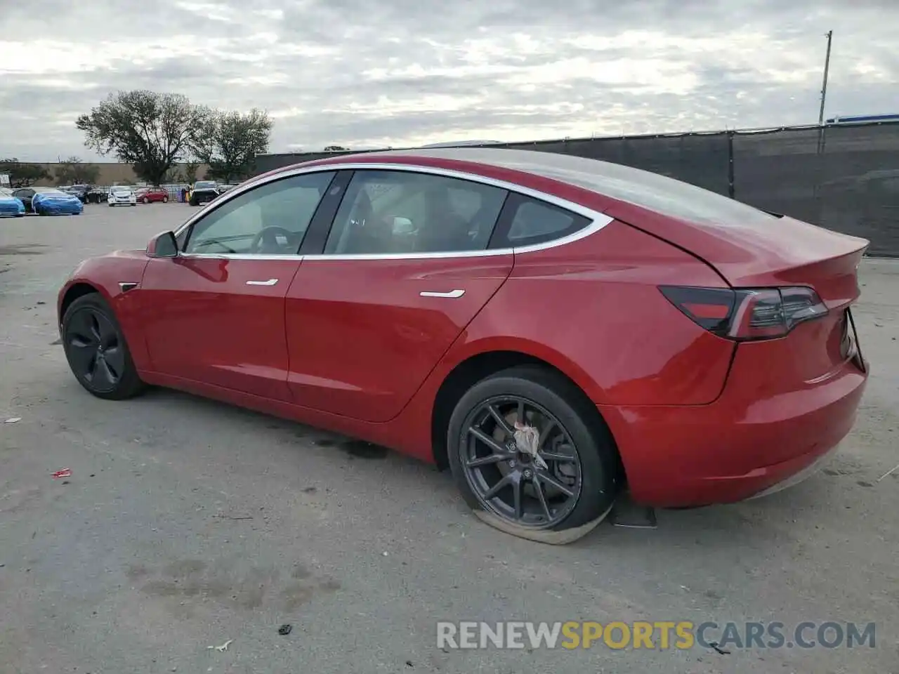 2 Photograph of a damaged car 5YJ3E1EA4KF411587 TESLA MODEL 3 2019