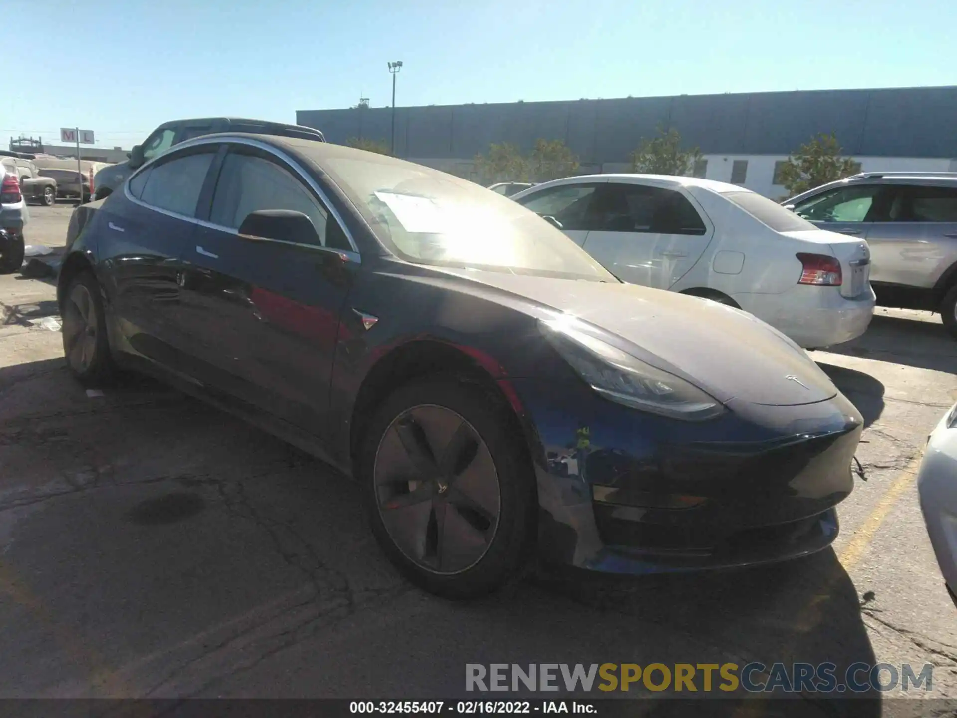 1 Photograph of a damaged car 5YJ3E1EA4KF411914 TESLA MODEL 3 2019