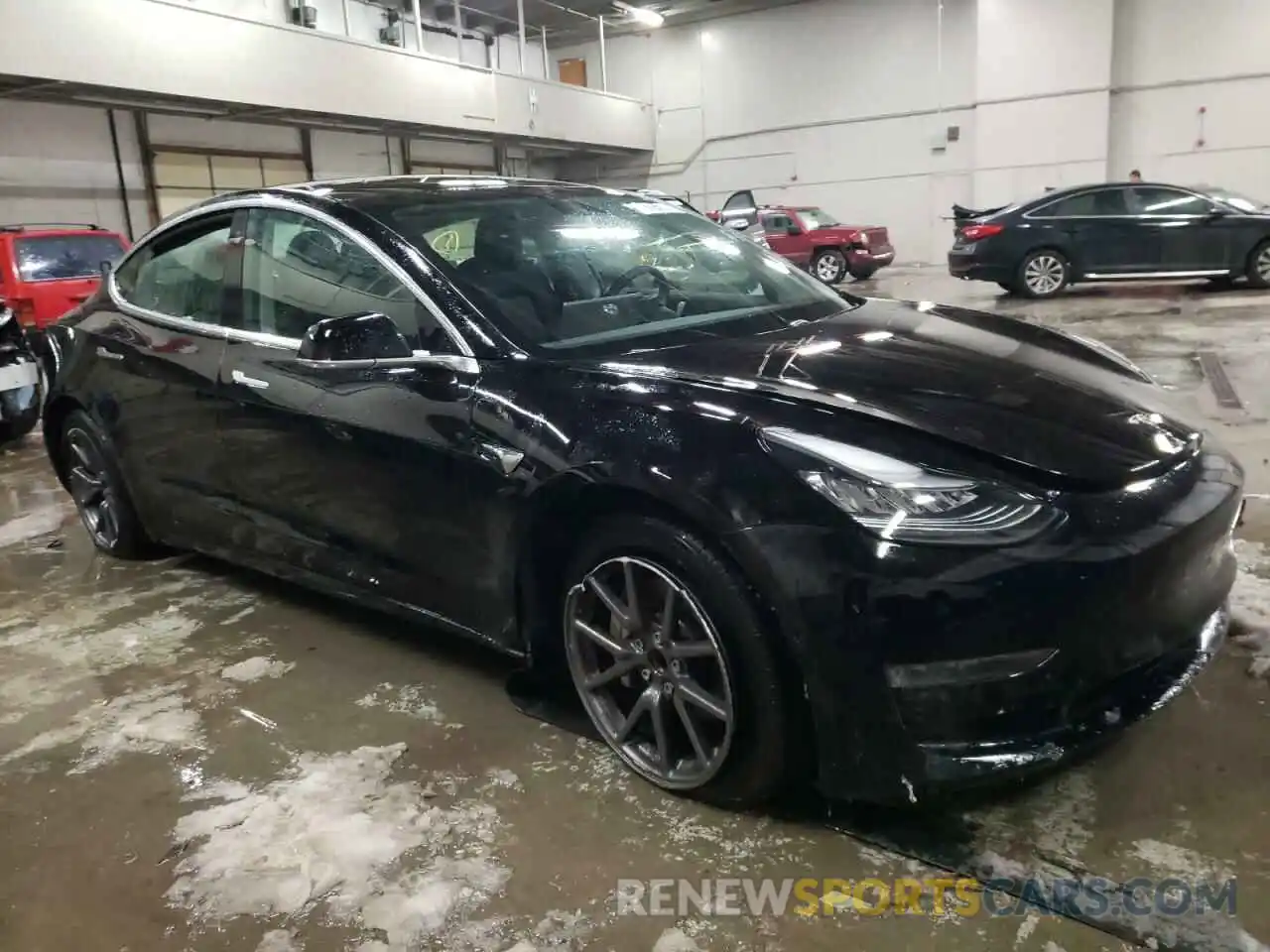 1 Photograph of a damaged car 5YJ3E1EA4KF415834 TESLA MODEL 3 2019