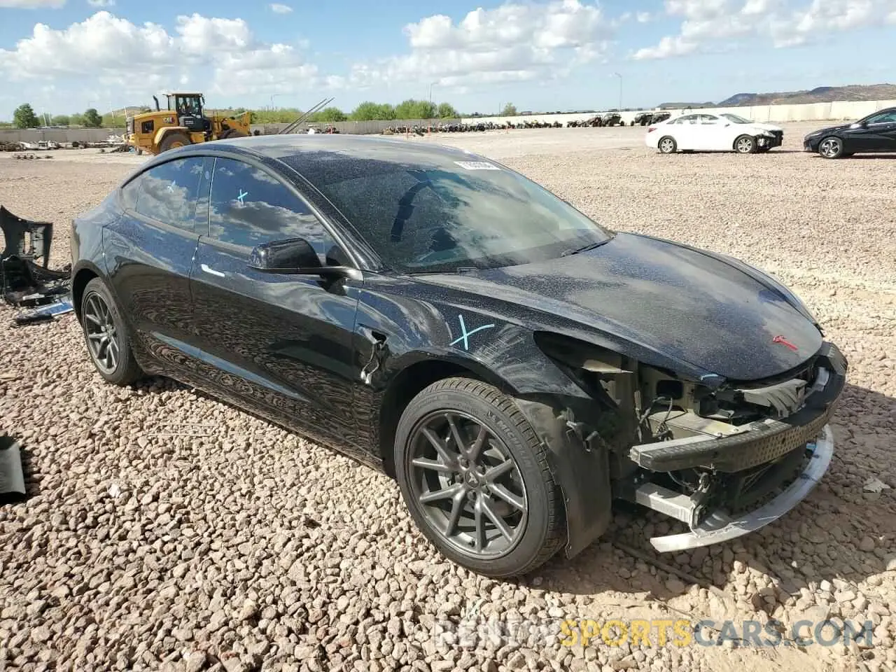 4 Photograph of a damaged car 5YJ3E1EA4KF416093 TESLA MODEL 3 2019