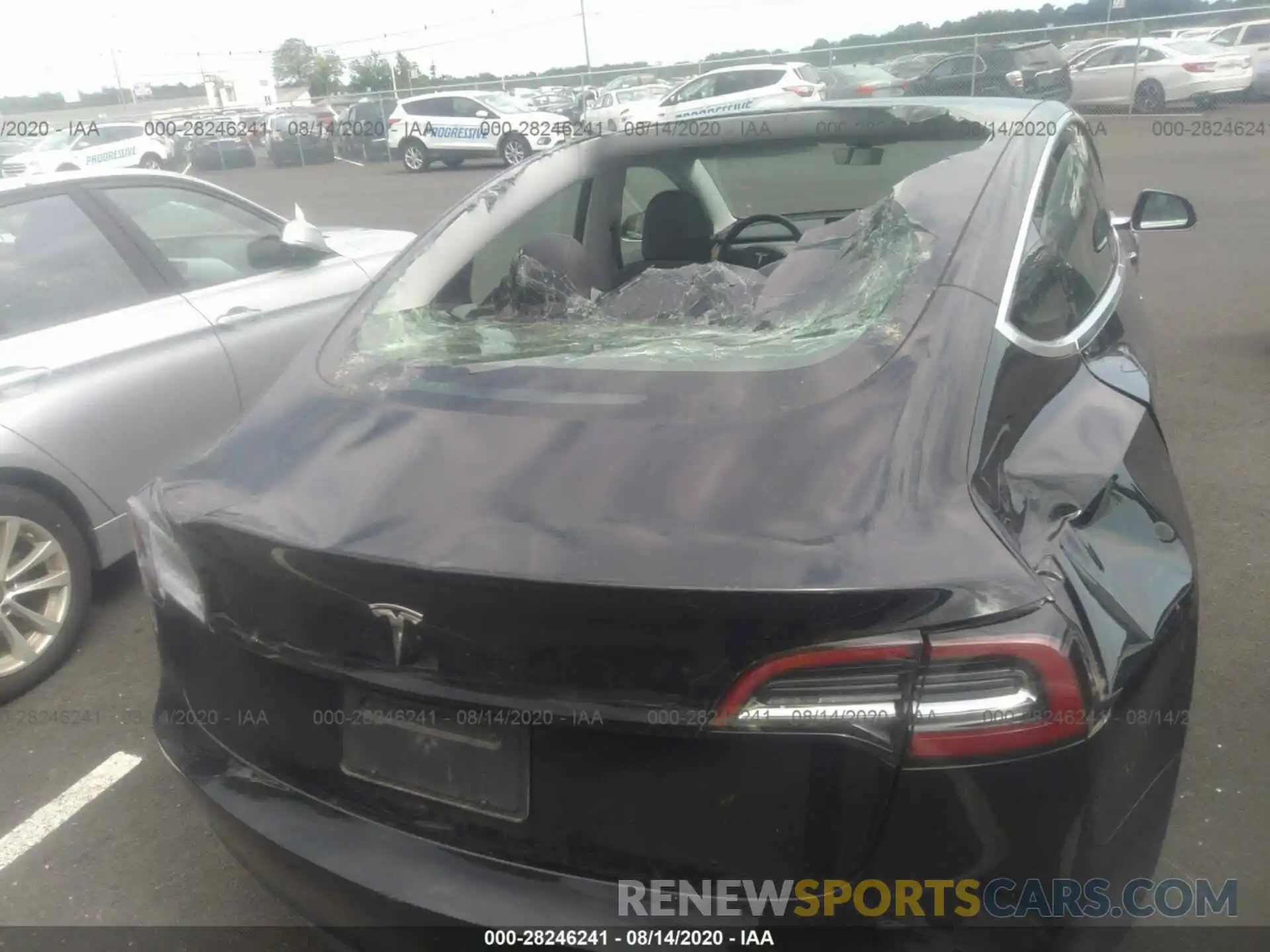 6 Photograph of a damaged car 5YJ3E1EA4KF417003 TESLA MODEL 3 2019