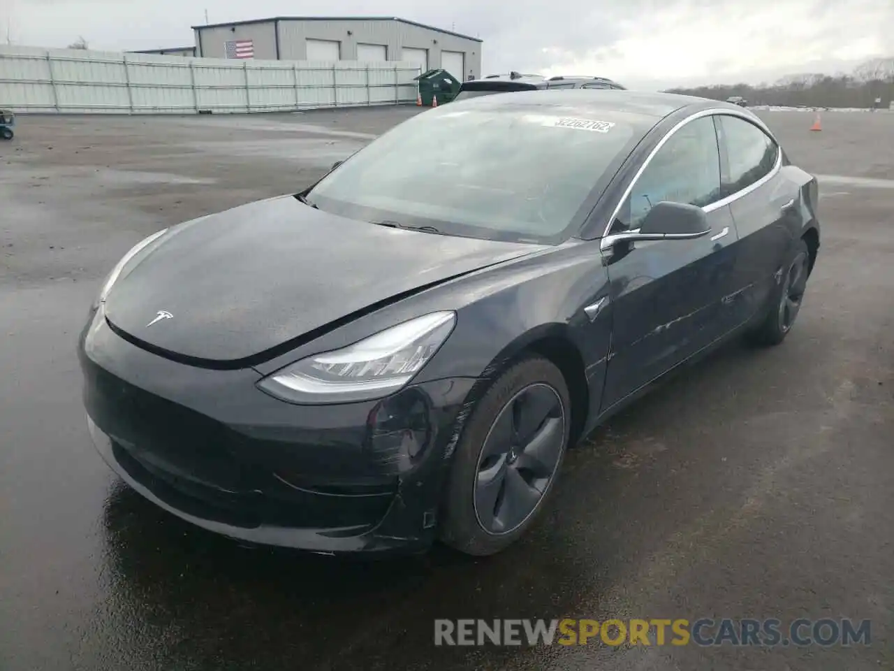 2 Photograph of a damaged car 5YJ3E1EA4KF422556 TESLA MODEL 3 2019