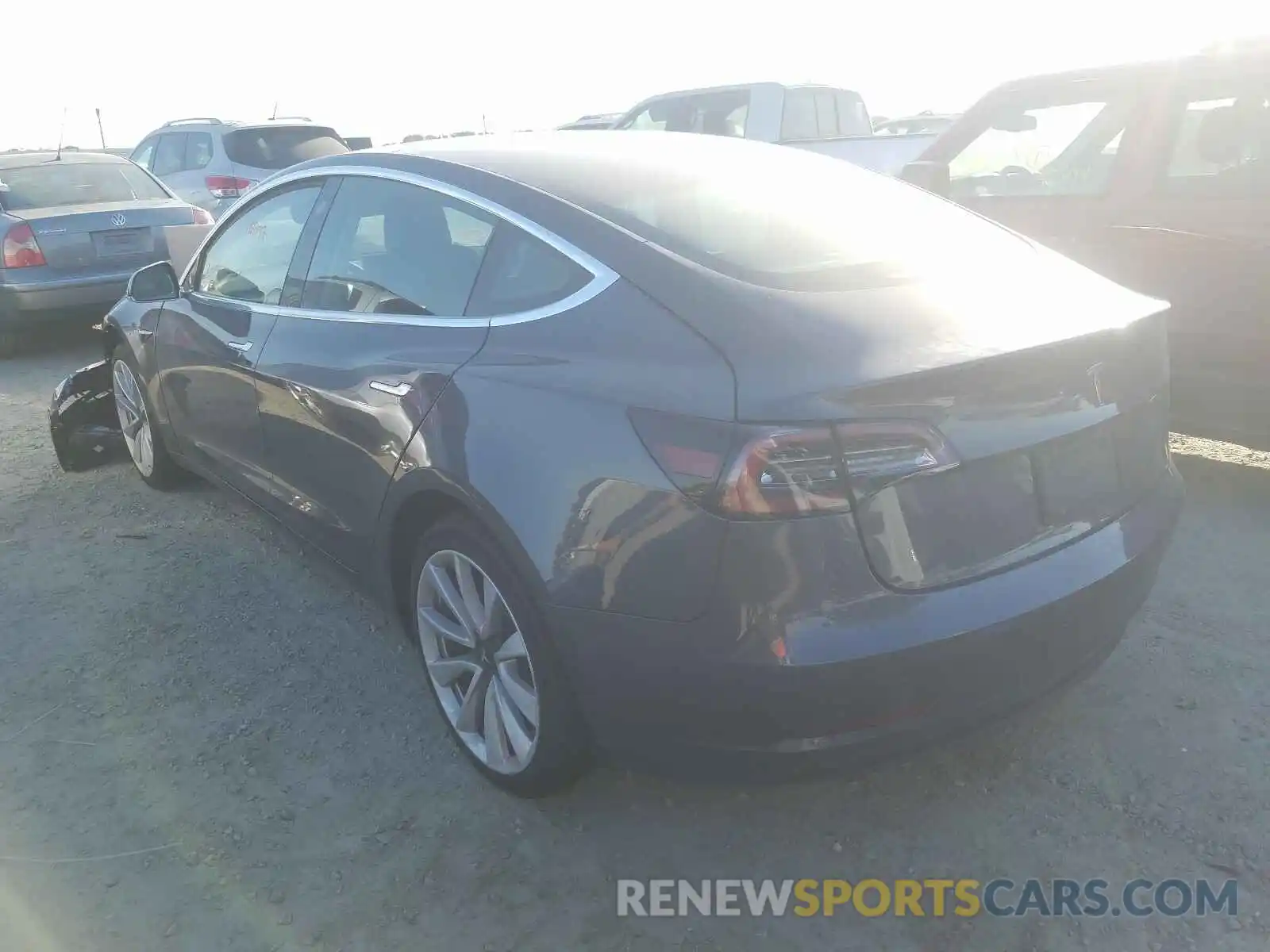 3 Photograph of a damaged car 5YJ3E1EA4KF425411 TESLA MODEL 3 2019