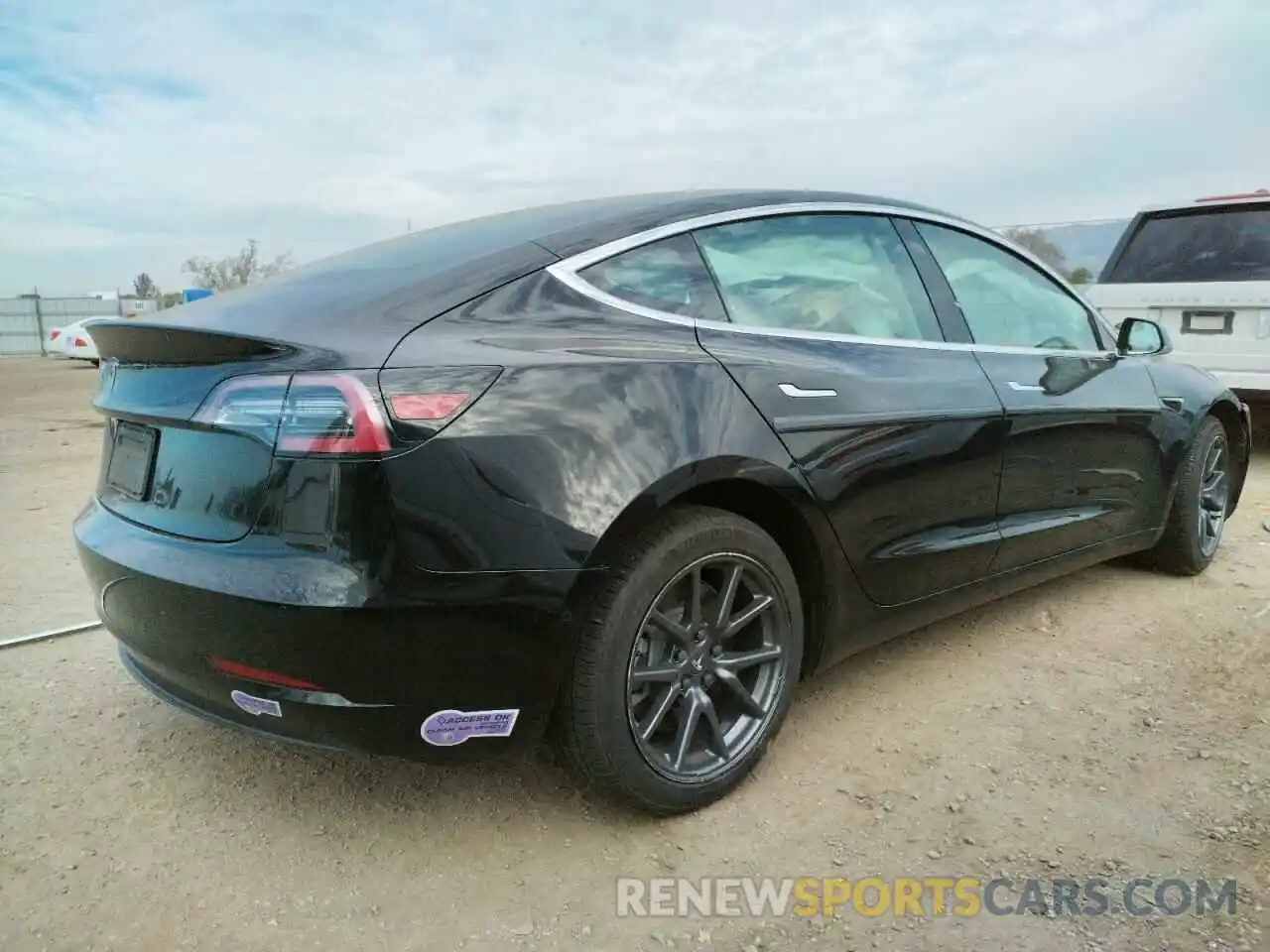 3 Photograph of a damaged car 5YJ3E1EA4KF429328 TESLA MODEL 3 2019