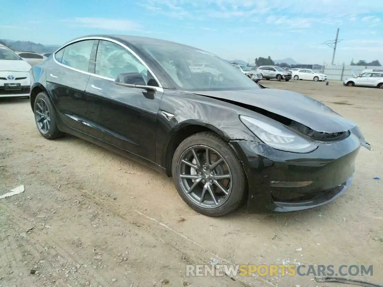 4 Photograph of a damaged car 5YJ3E1EA4KF429328 TESLA MODEL 3 2019