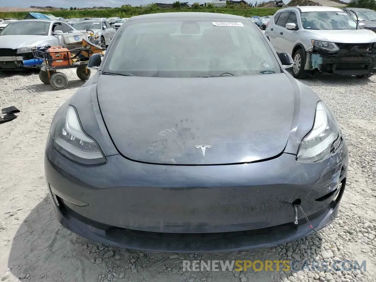5 Photograph of a damaged car 5YJ3E1EA4KF434741 TESLA MODEL 3 2019