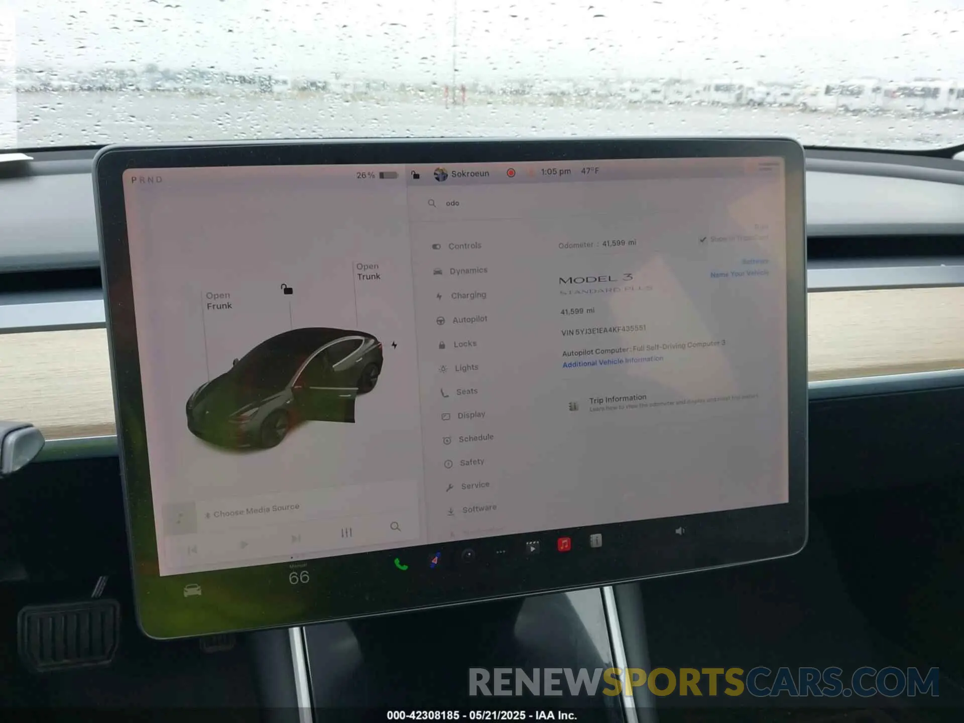 18 Photograph of a damaged car 5YJ3E1EA4KF435551 TESLA MODEL 3 2019