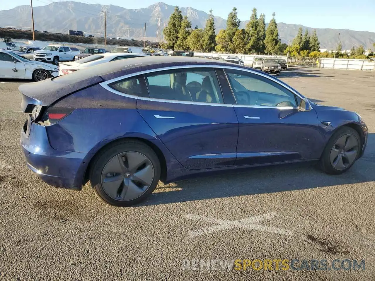 3 Photograph of a damaged car 5YJ3E1EA4KF436067 TESLA MODEL 3 2019