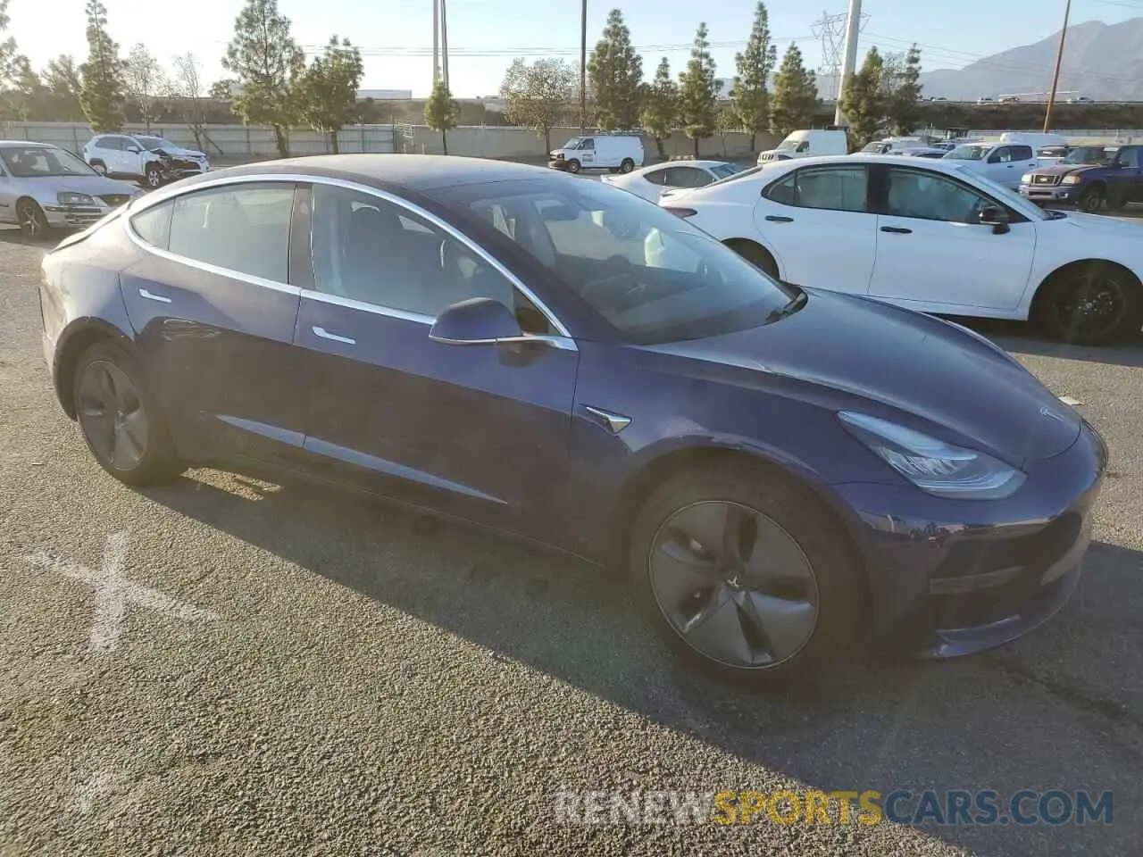 4 Photograph of a damaged car 5YJ3E1EA4KF436067 TESLA MODEL 3 2019