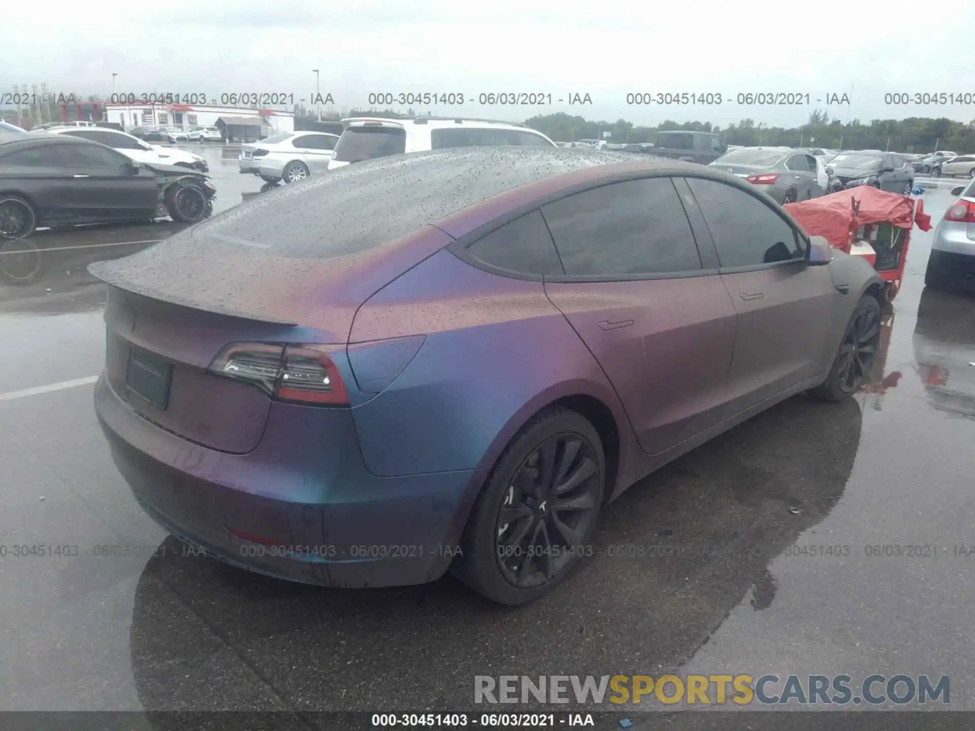 4 Photograph of a damaged car 5YJ3E1EA4KF449367 TESLA MODEL 3 2019