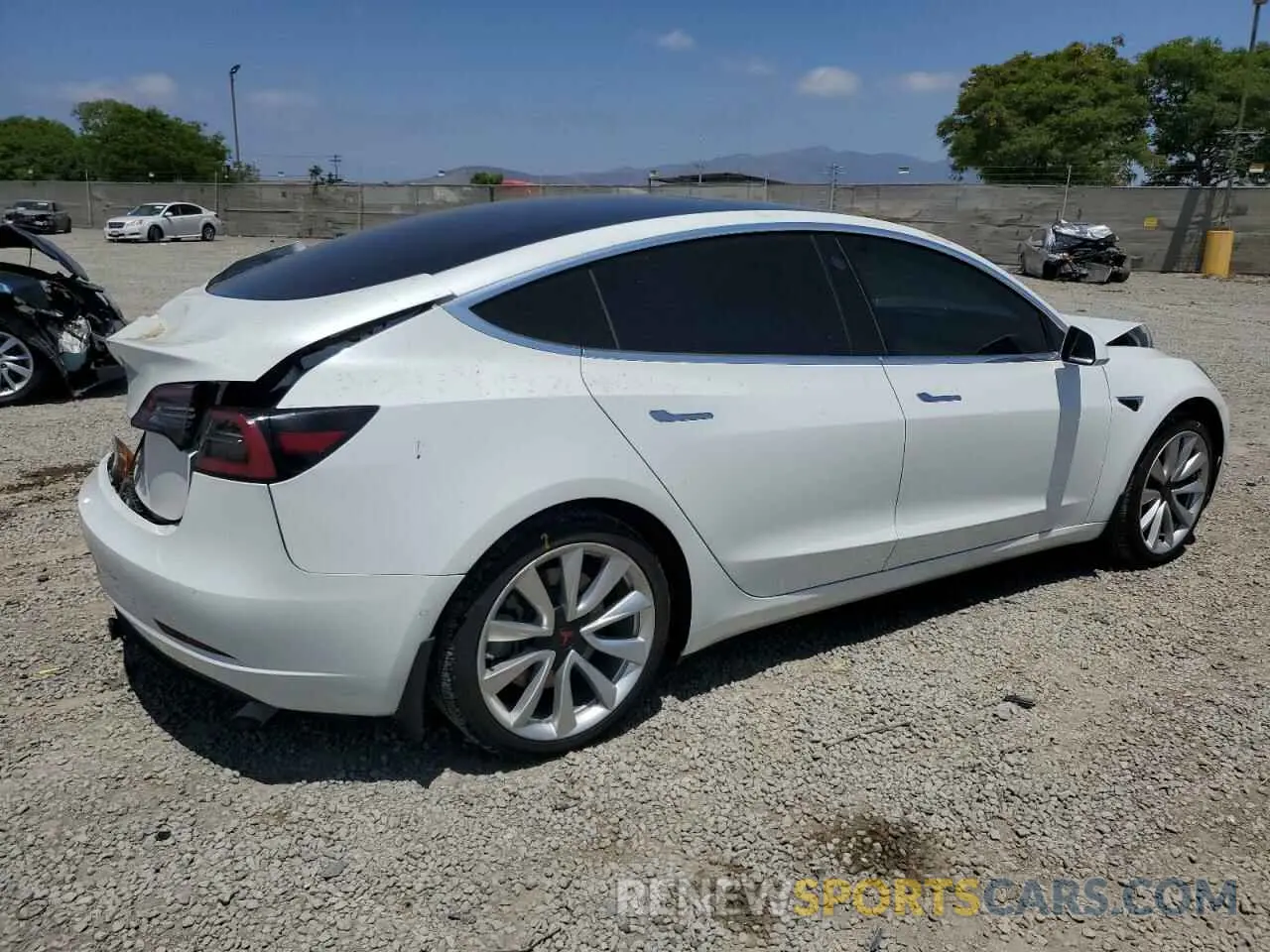 3 Photograph of a damaged car 5YJ3E1EA4KF472552 TESLA MODEL 3 2019