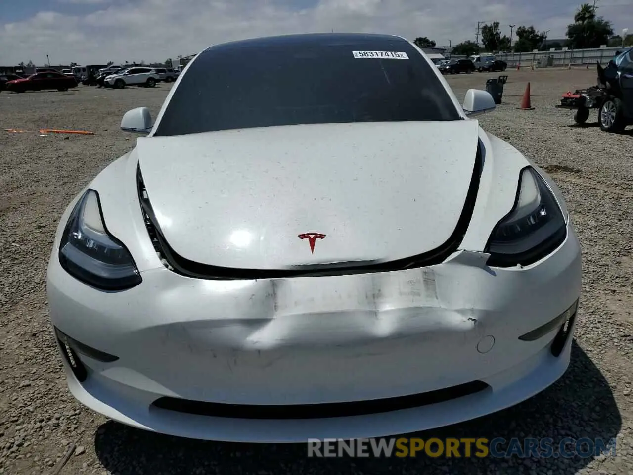 5 Photograph of a damaged car 5YJ3E1EA4KF472552 TESLA MODEL 3 2019