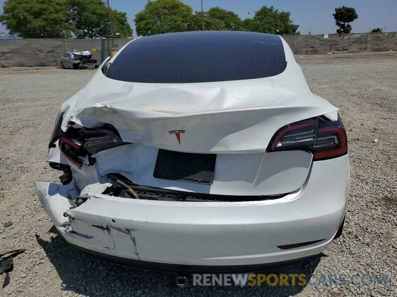 6 Photograph of a damaged car 5YJ3E1EA4KF472552 TESLA MODEL 3 2019