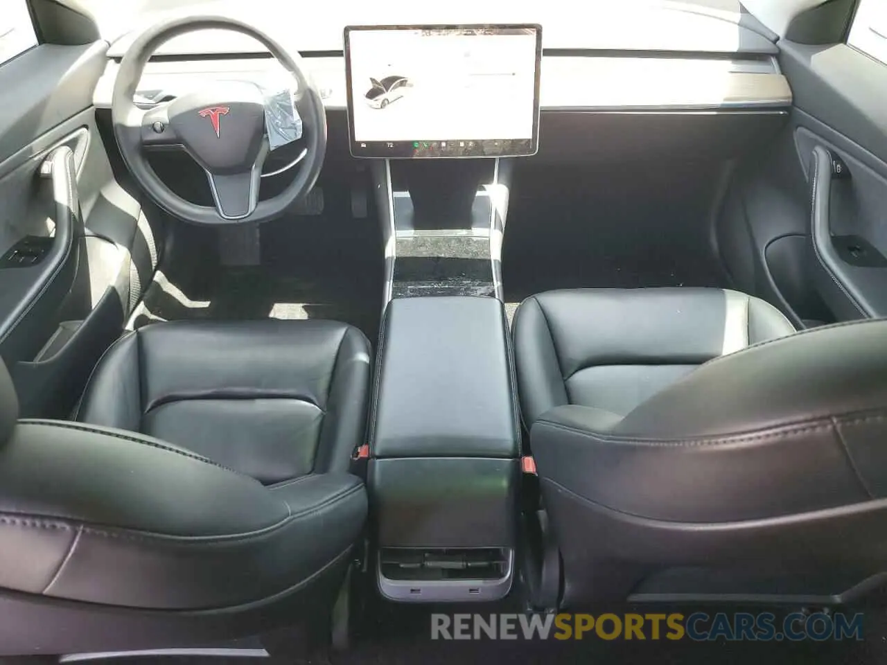 8 Photograph of a damaged car 5YJ3E1EA4KF472552 TESLA MODEL 3 2019