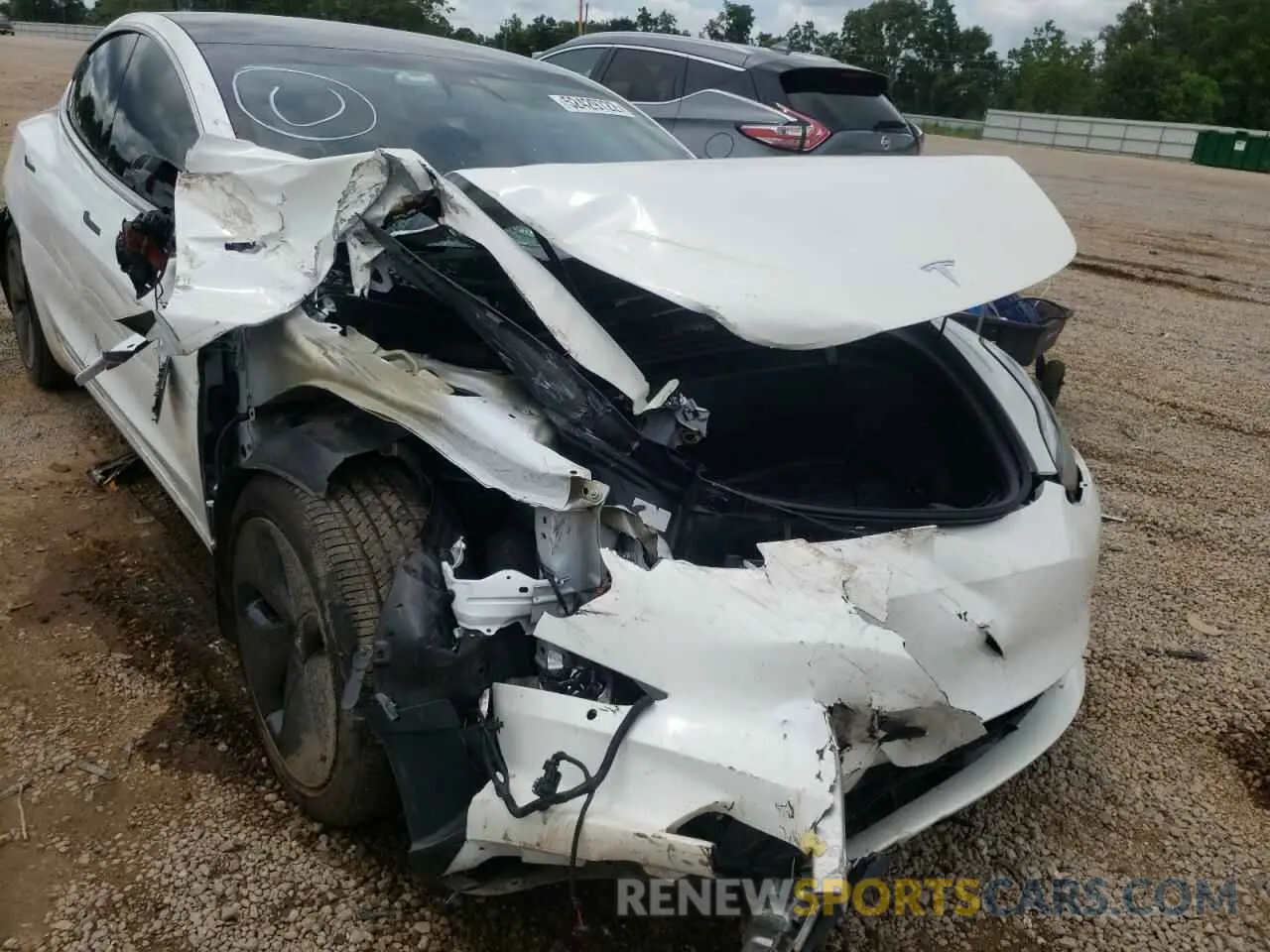 9 Photograph of a damaged car 5YJ3E1EA4KF484460 TESLA MODEL 3 2019