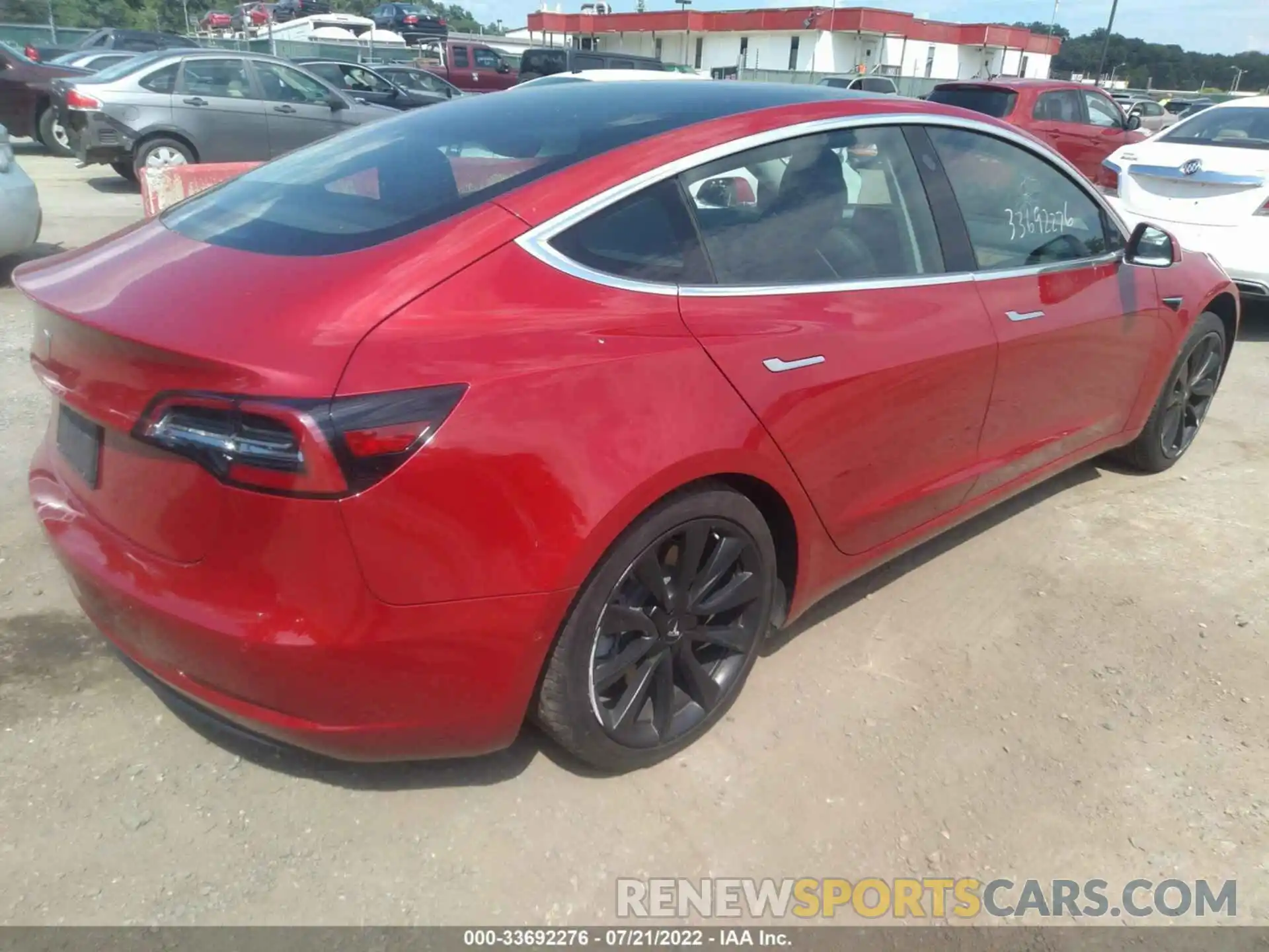 4 Photograph of a damaged car 5YJ3E1EA4KF536895 TESLA MODEL 3 2019