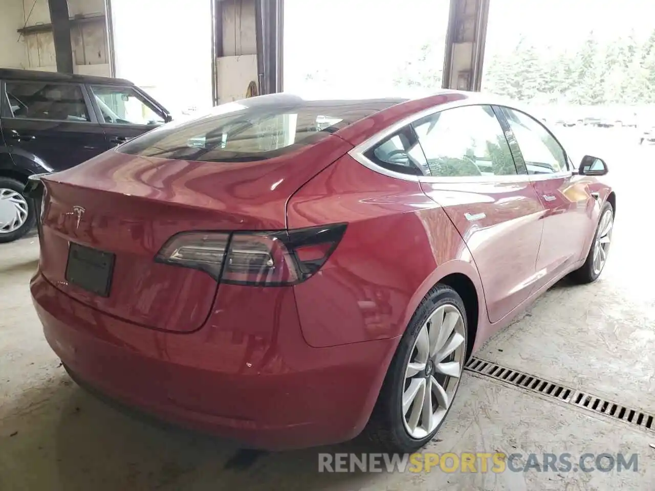 4 Photograph of a damaged car 5YJ3E1EA4KF537030 TESLA MODEL 3 2019