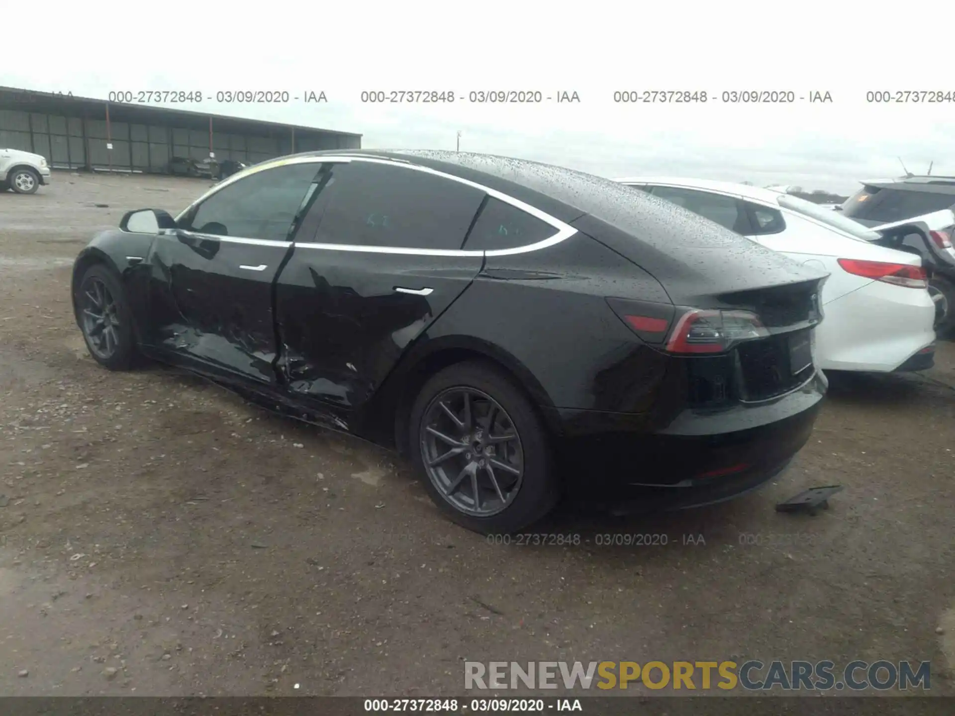 3 Photograph of a damaged car 5YJ3E1EA5KF297664 TESLA MODEL 3 2019