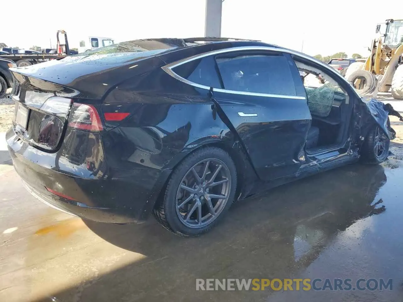 3 Photograph of a damaged car 5YJ3E1EA5KF298099 TESLA MODEL 3 2019