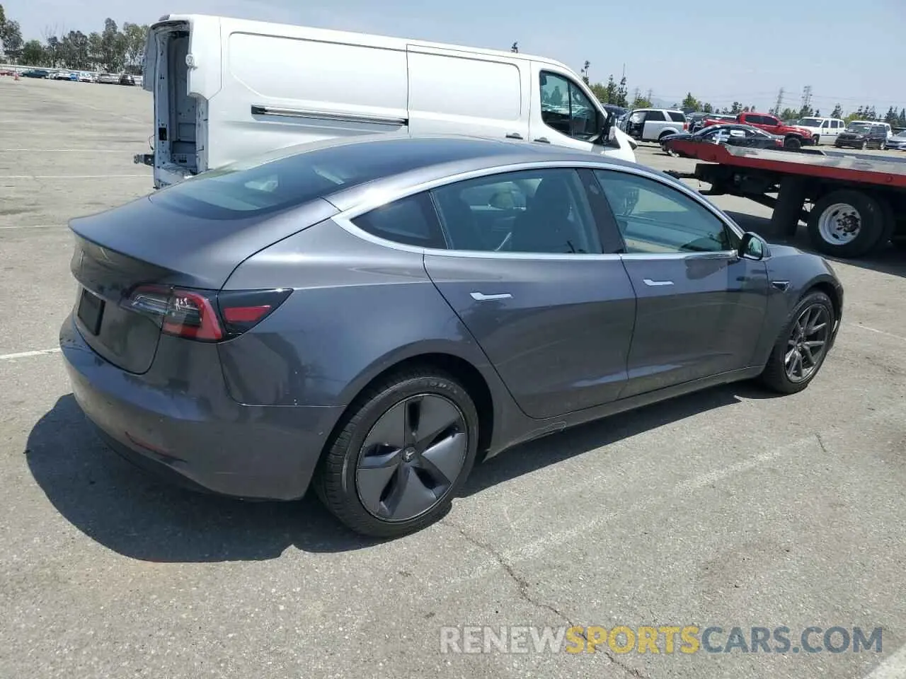 3 Photograph of a damaged car 5YJ3E1EA5KF298832 TESLA MODEL 3 2019