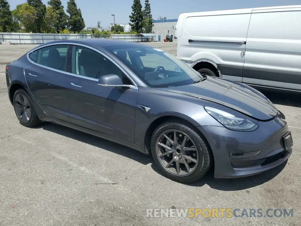 4 Photograph of a damaged car 5YJ3E1EA5KF298832 TESLA MODEL 3 2019