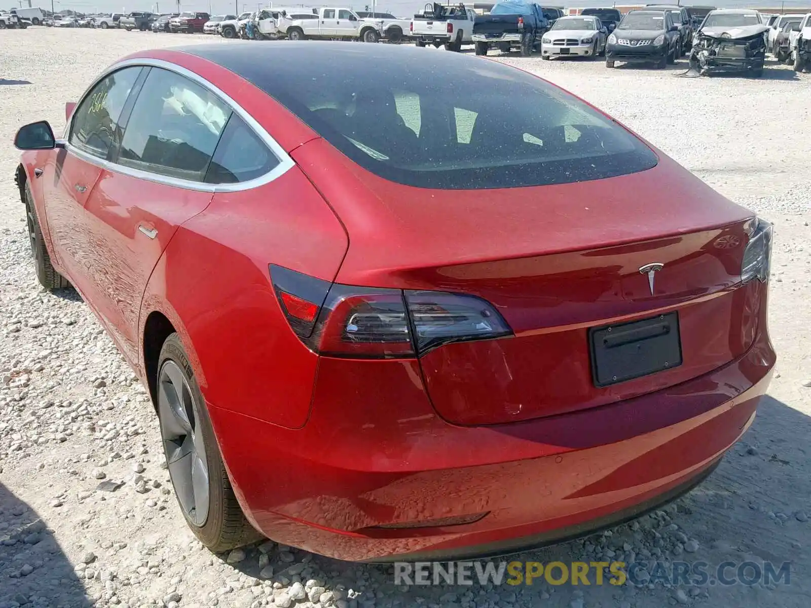 3 Photograph of a damaged car 5YJ3E1EA5KF298958 TESLA MODEL 3 2019