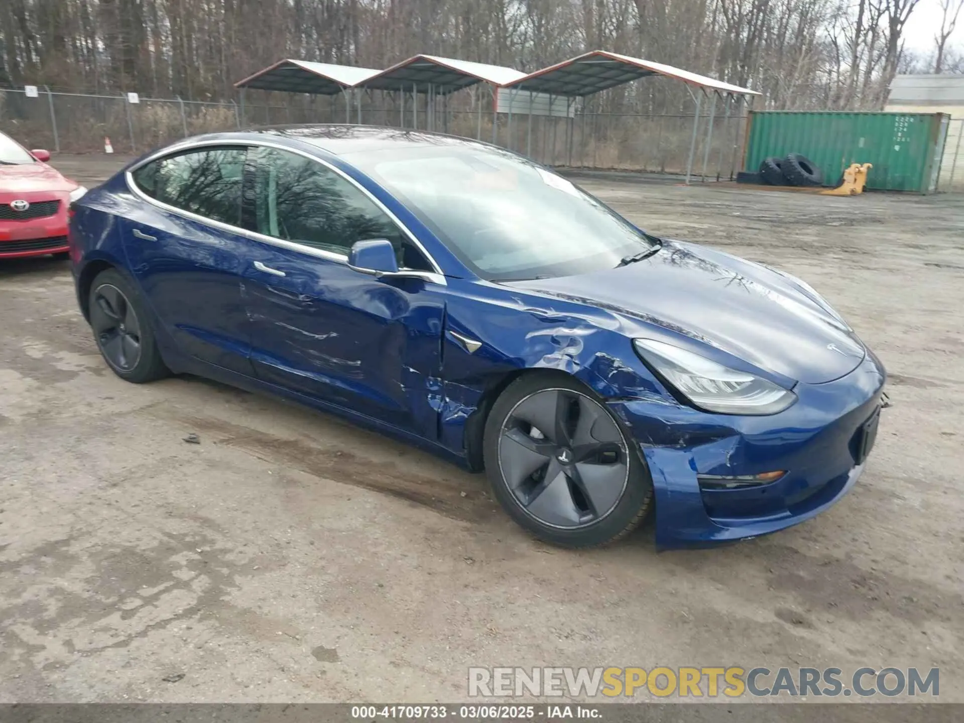 1 Photograph of a damaged car 5YJ3E1EA5KF299589 TESLA MODEL 3 2019