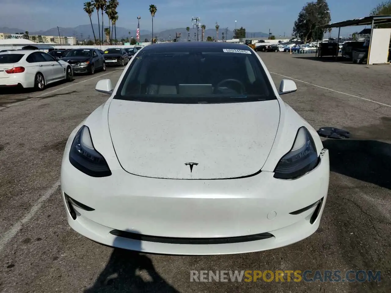 5 Photograph of a damaged car 5YJ3E1EA5KF299768 TESLA MODEL 3 2019