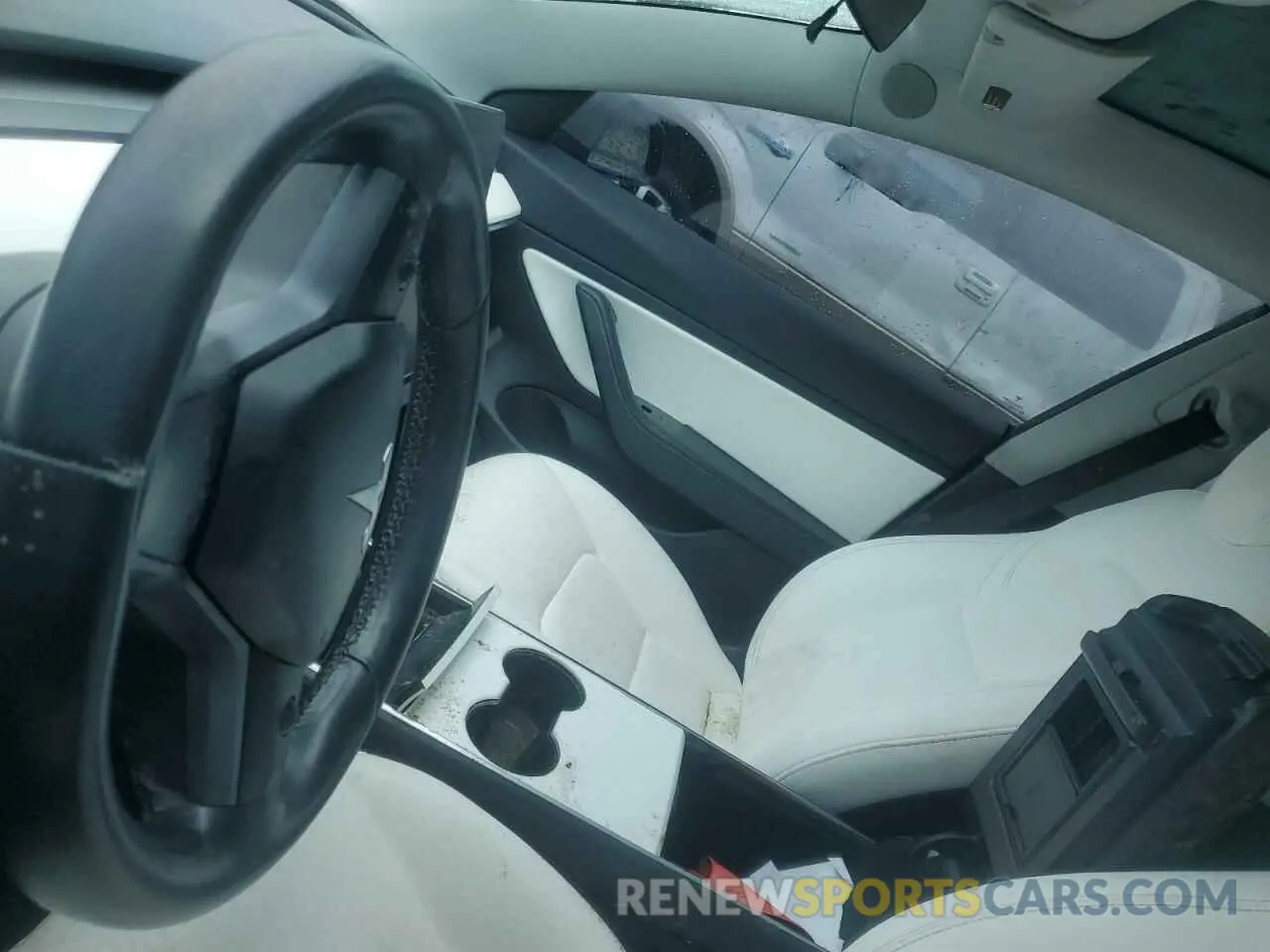 9 Photograph of a damaged car 5YJ3E1EA5KF301714 TESLA MODEL 3 2019