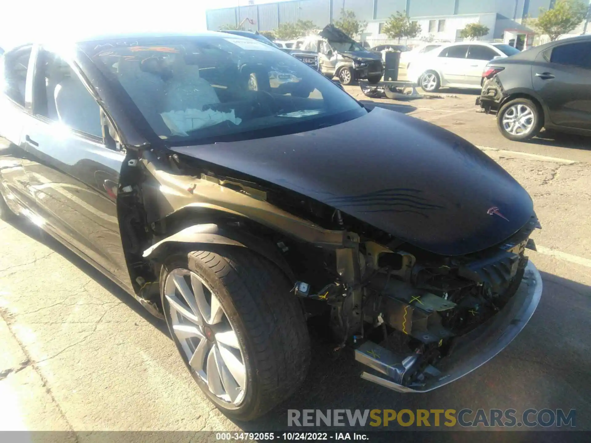 6 Photograph of a damaged car 5YJ3E1EA5KF302278 TESLA MODEL 3 2019