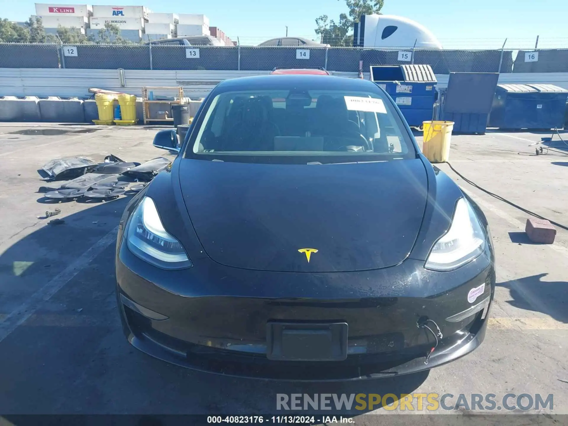 13 Photograph of a damaged car 5YJ3E1EA5KF304211 TESLA MODEL 3 2019