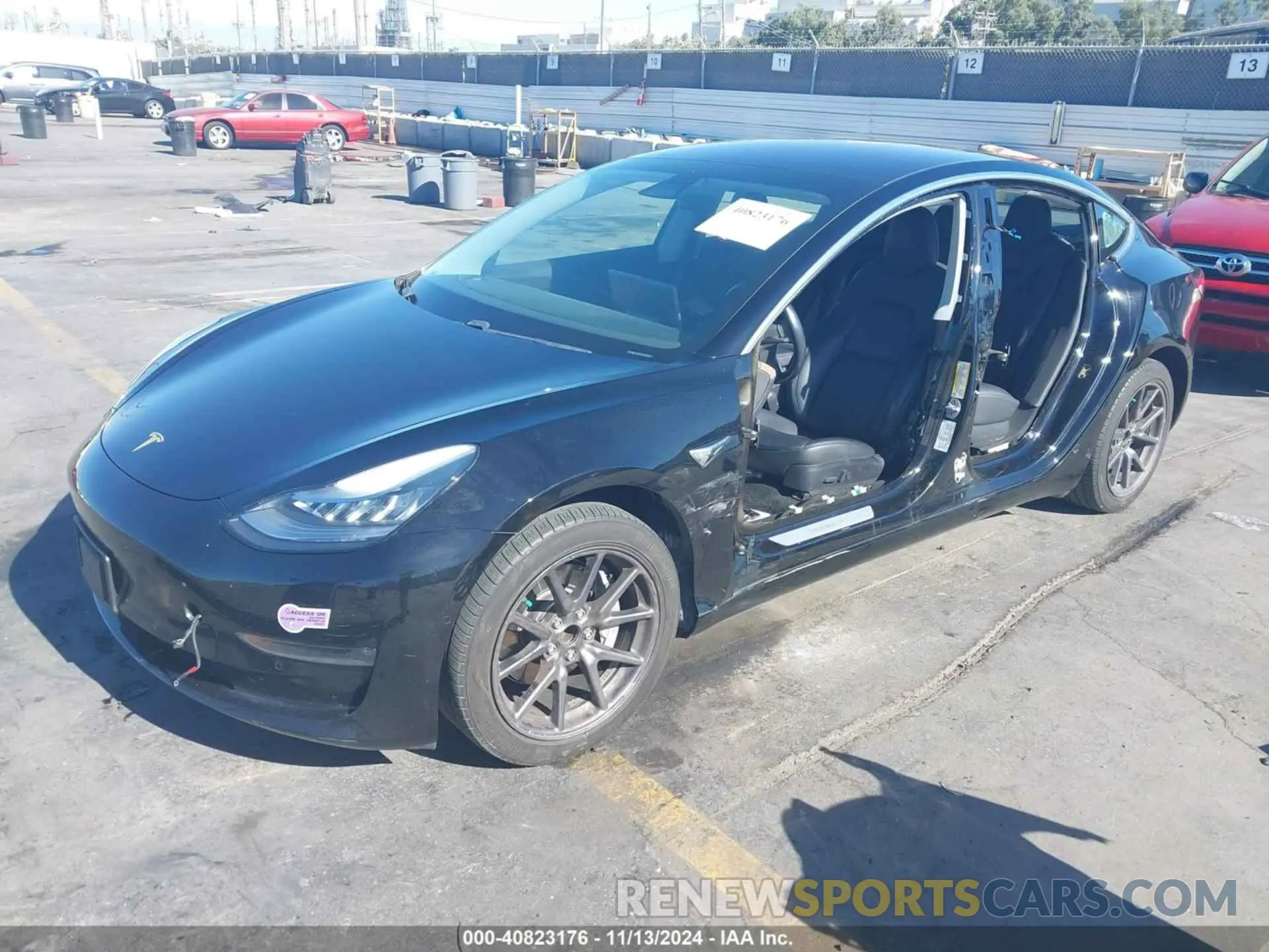 2 Photograph of a damaged car 5YJ3E1EA5KF304211 TESLA MODEL 3 2019