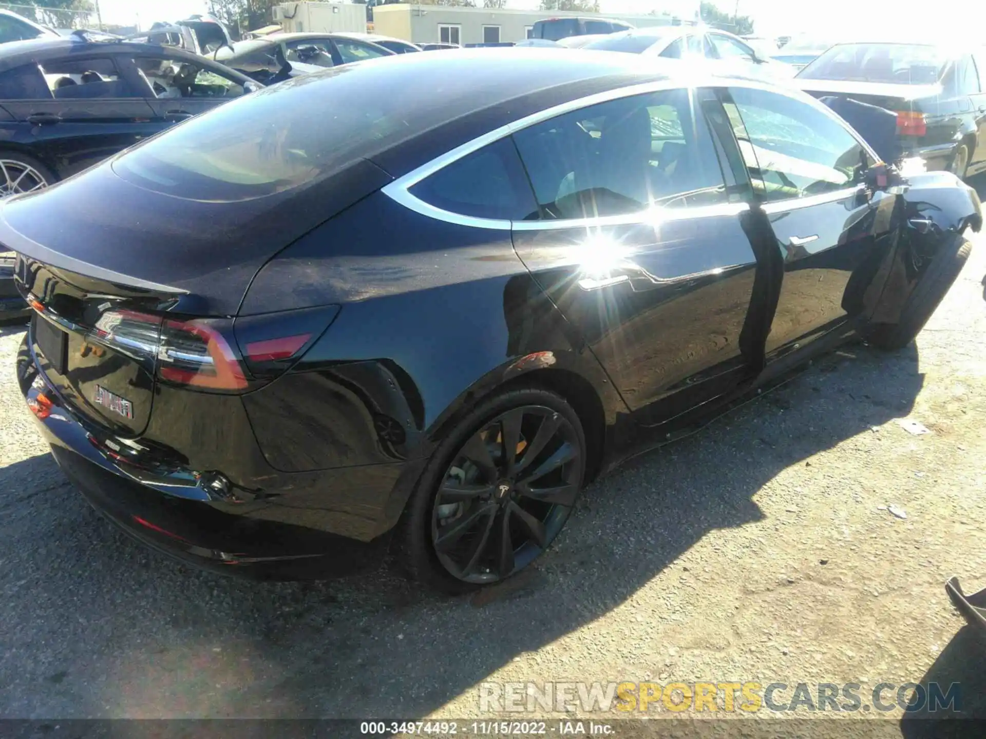 4 Photograph of a damaged car 5YJ3E1EA5KF304760 TESLA MODEL 3 2019