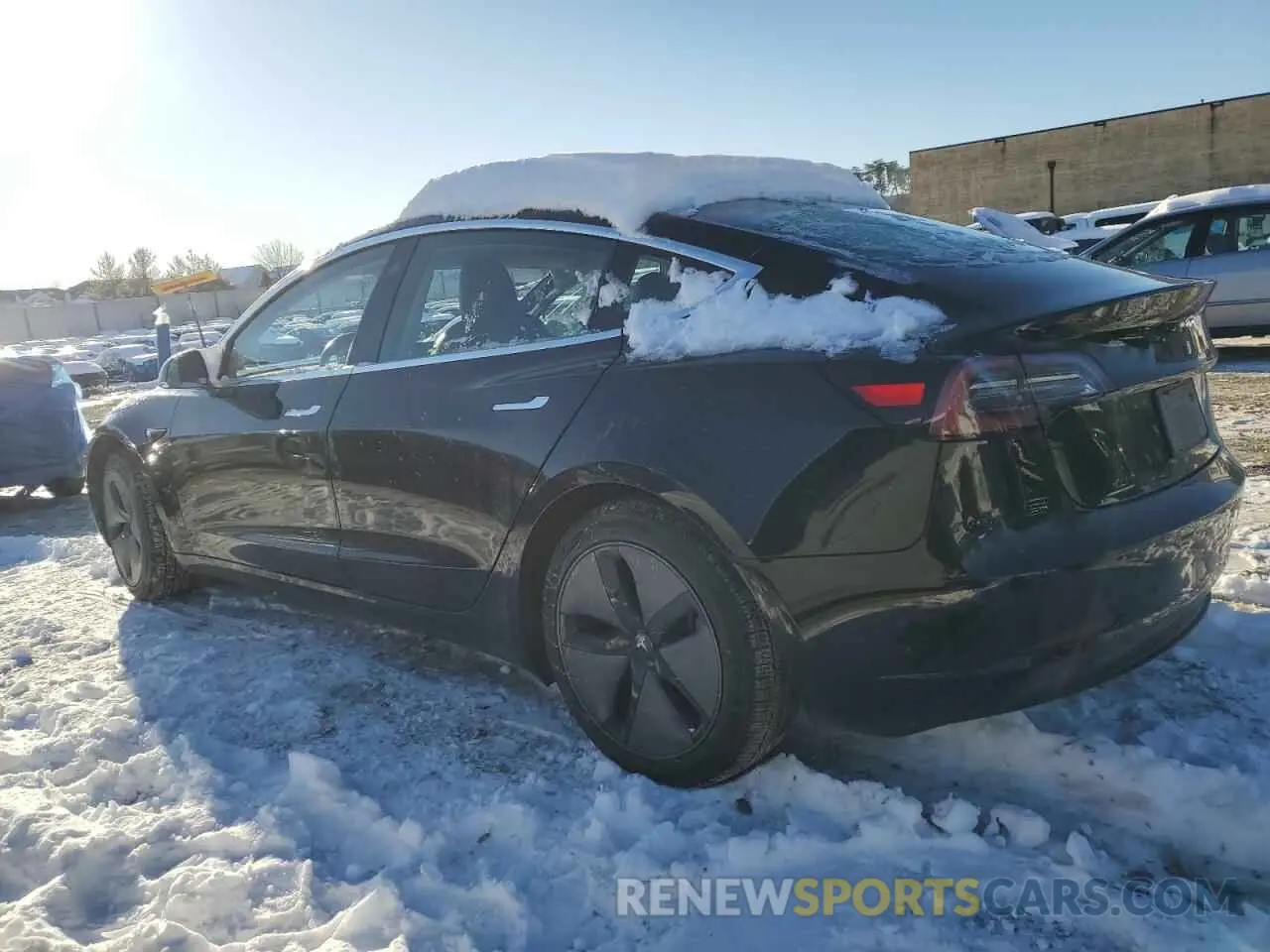 2 Photograph of a damaged car 5YJ3E1EA5KF306430 TESLA MODEL 3 2019