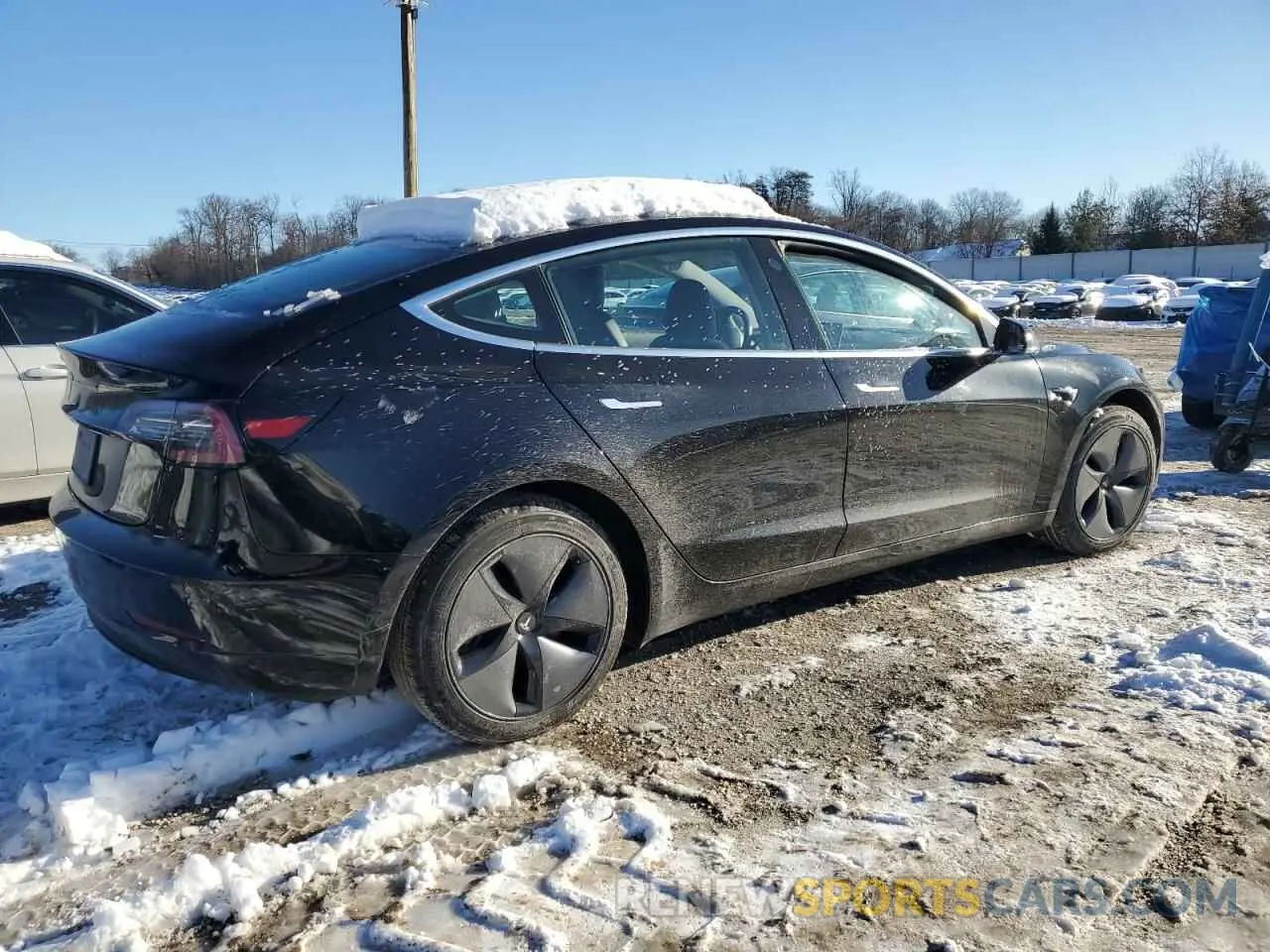 3 Photograph of a damaged car 5YJ3E1EA5KF306430 TESLA MODEL 3 2019