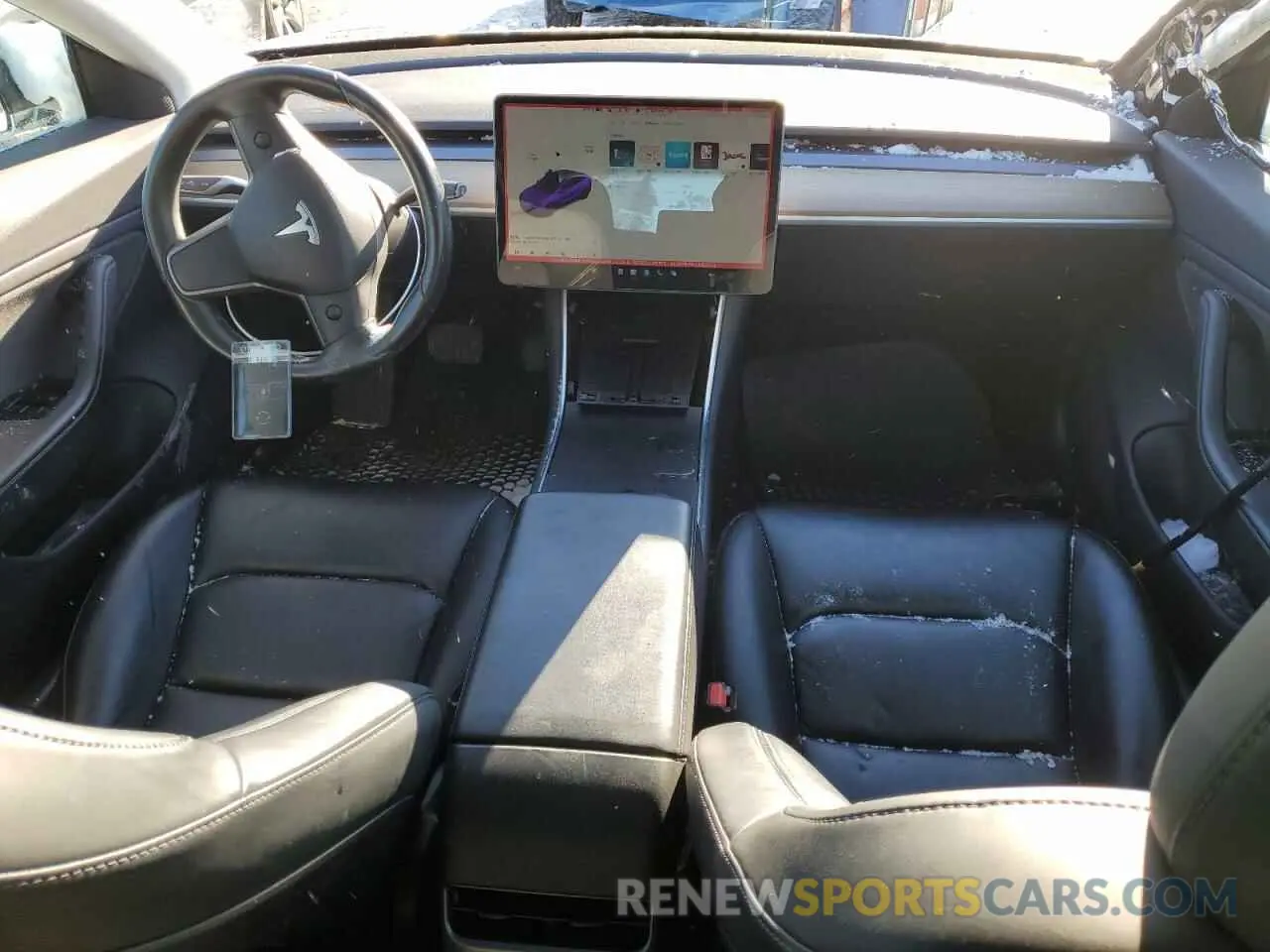 8 Photograph of a damaged car 5YJ3E1EA5KF306430 TESLA MODEL 3 2019