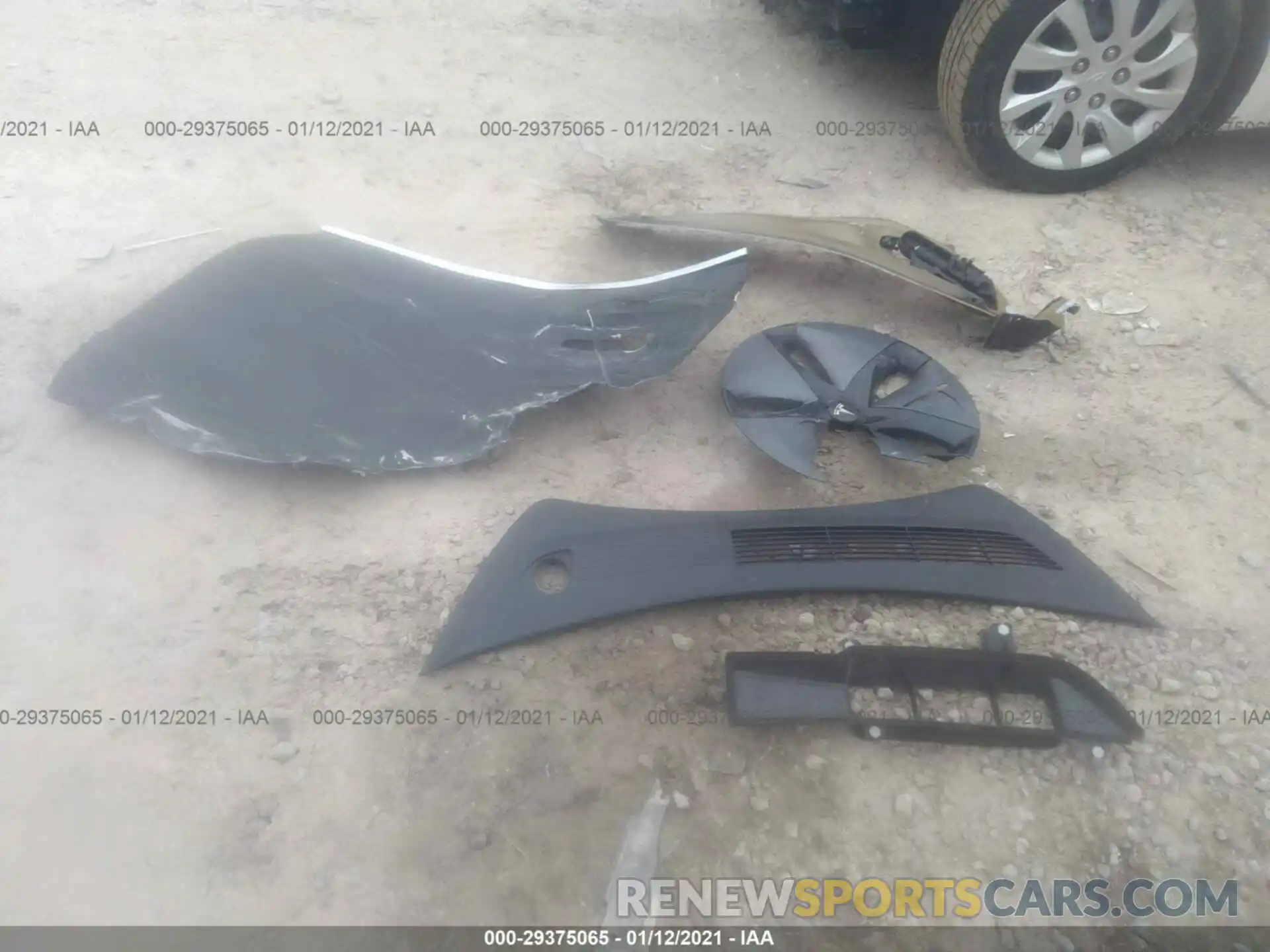 11 Photograph of a damaged car 5YJ3E1EA5KF306511 TESLA MODEL 3 2019