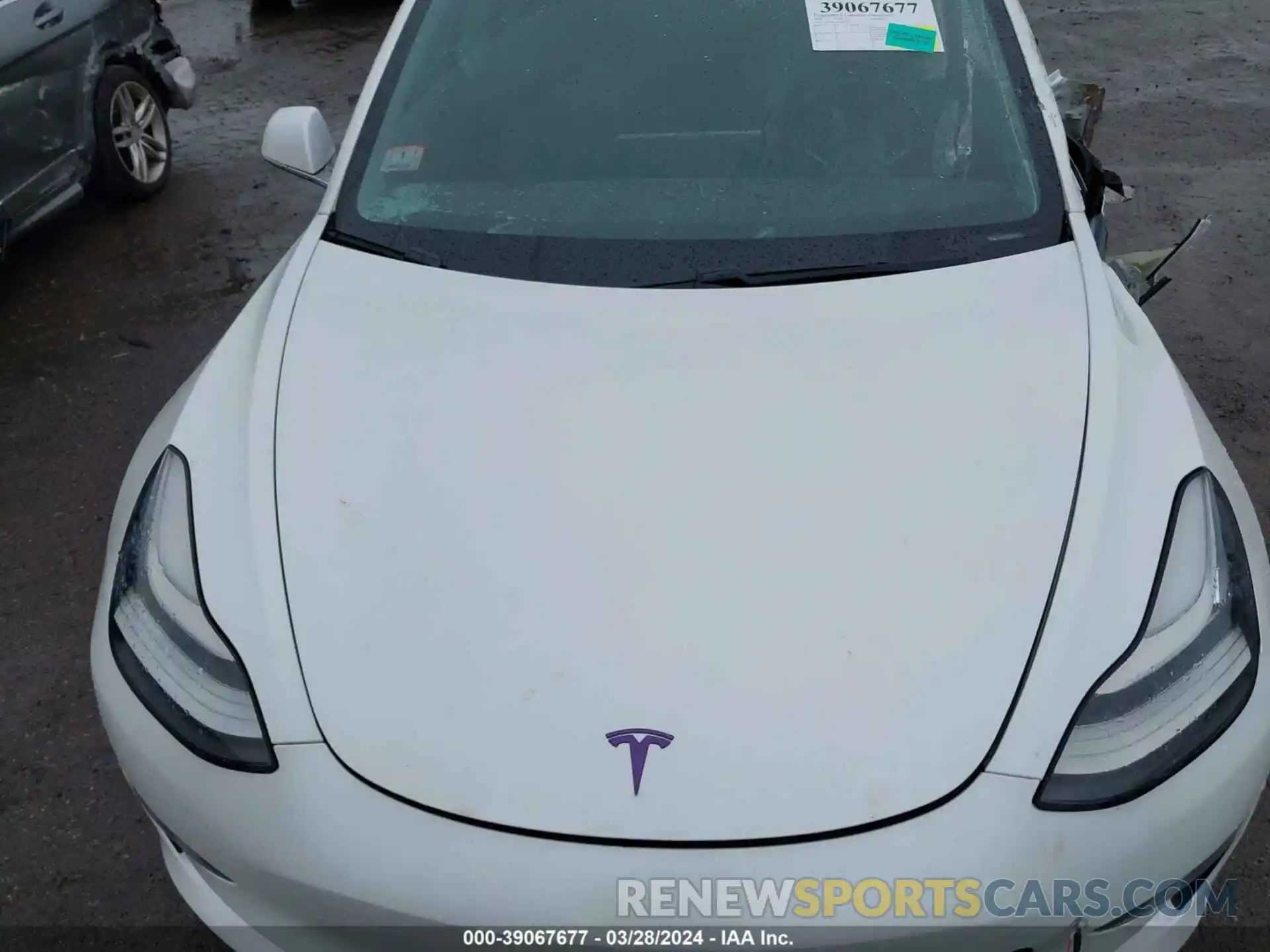 10 Photograph of a damaged car 5YJ3E1EA5KF307139 TESLA MODEL 3 2019