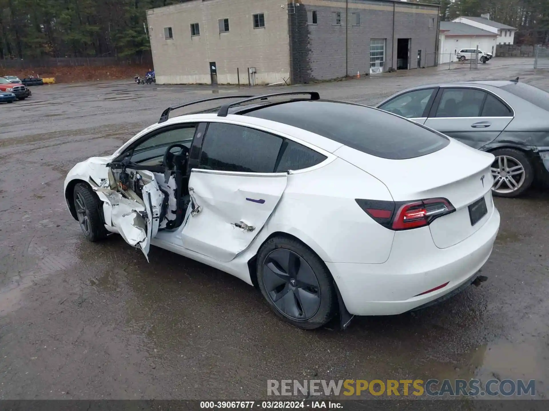 3 Photograph of a damaged car 5YJ3E1EA5KF307139 TESLA MODEL 3 2019