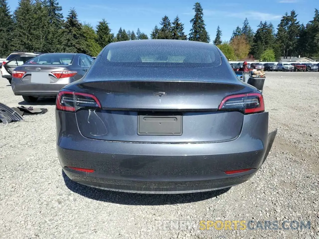 6 Photograph of a damaged car 5YJ3E1EA5KF307447 TESLA MODEL 3 2019