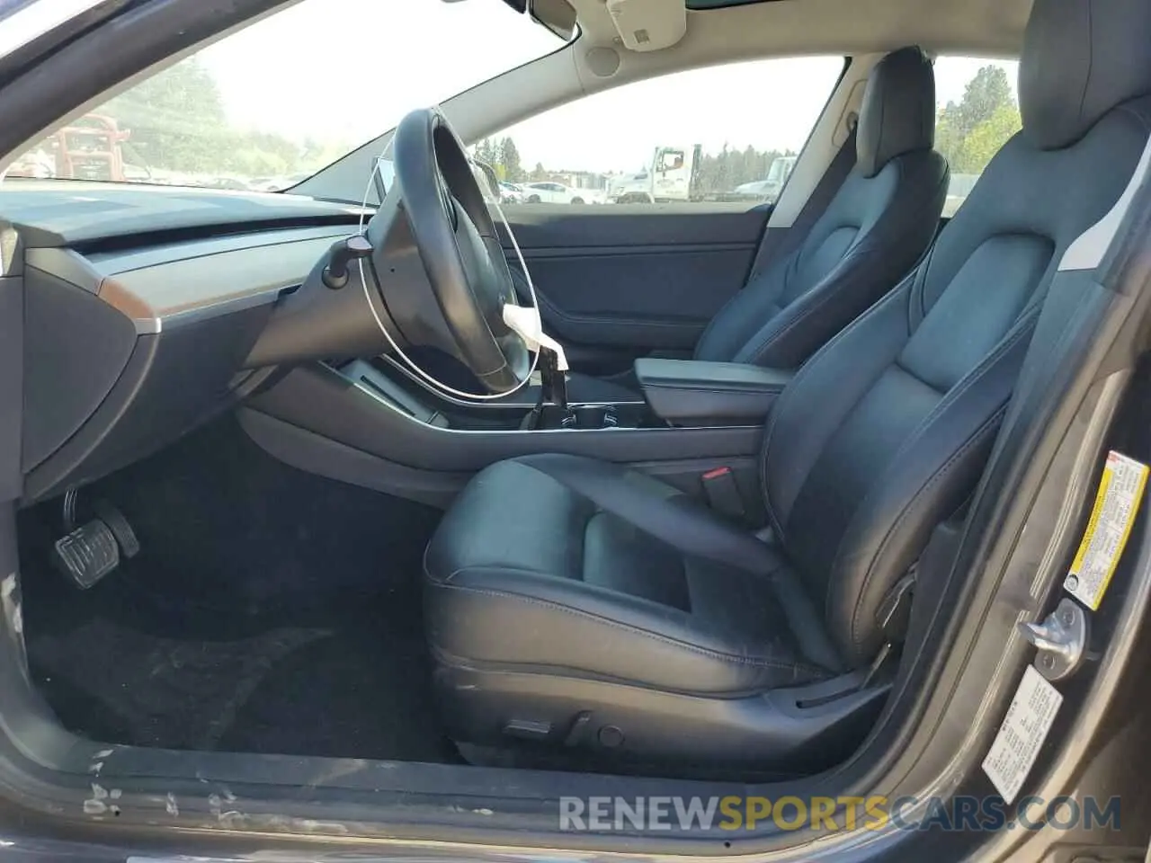 7 Photograph of a damaged car 5YJ3E1EA5KF307447 TESLA MODEL 3 2019