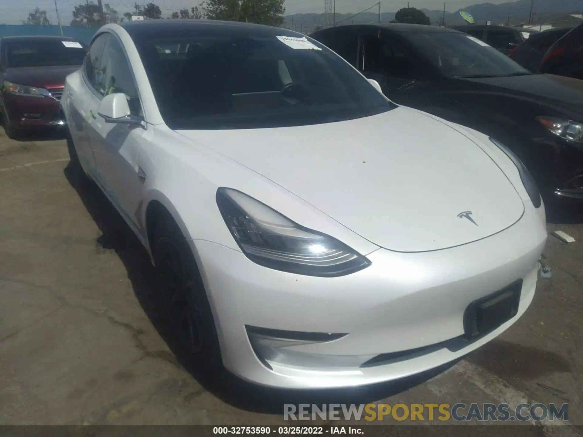 1 Photograph of a damaged car 5YJ3E1EA5KF309845 TESLA MODEL 3 2019