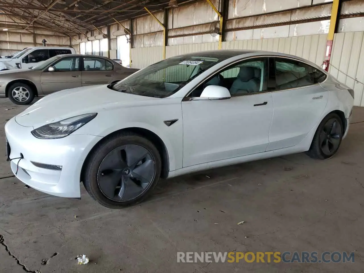 1 Photograph of a damaged car 5YJ3E1EA5KF310252 TESLA MODEL 3 2019