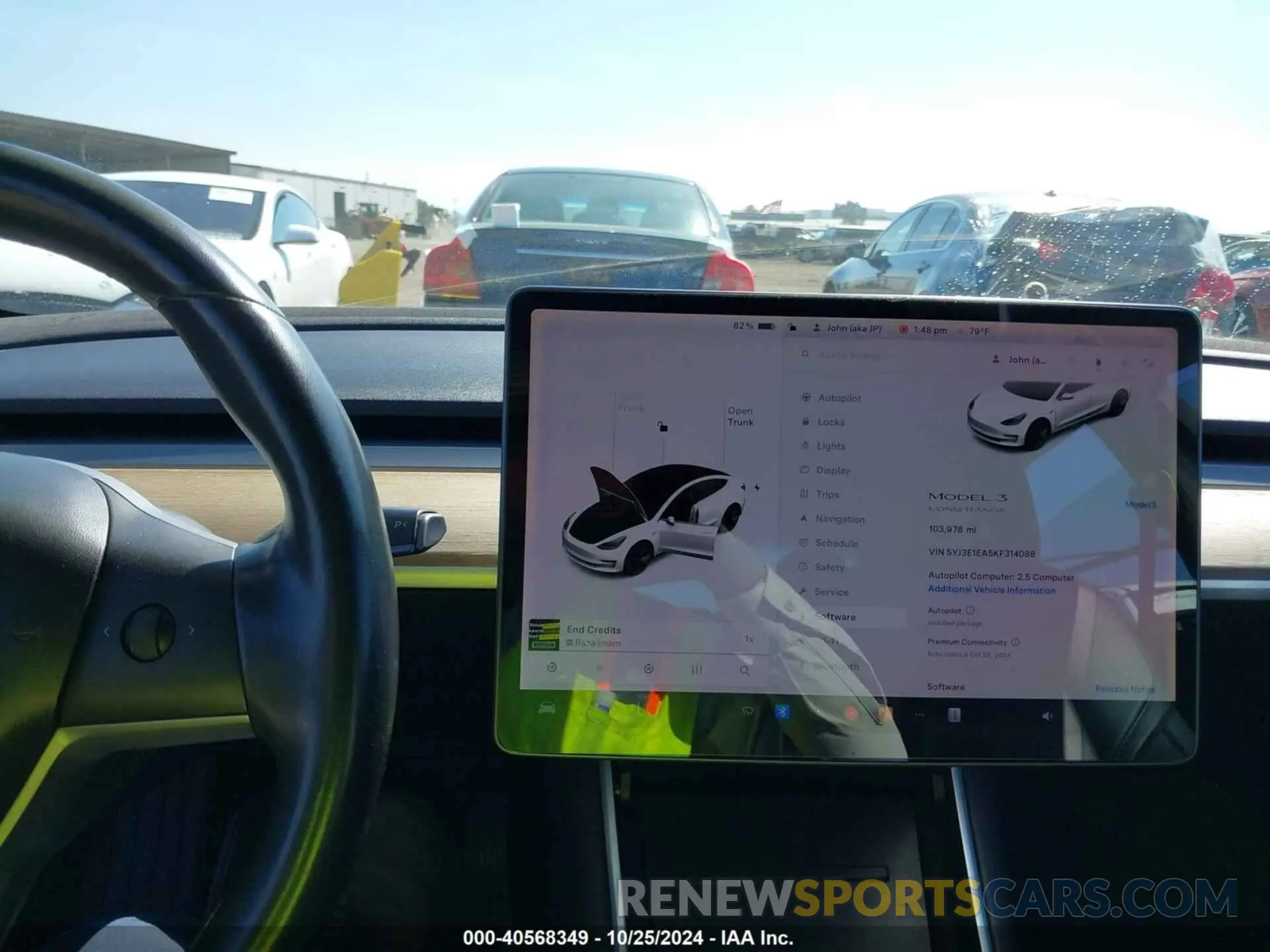 17 Photograph of a damaged car 5YJ3E1EA5KF314088 TESLA MODEL 3 2019