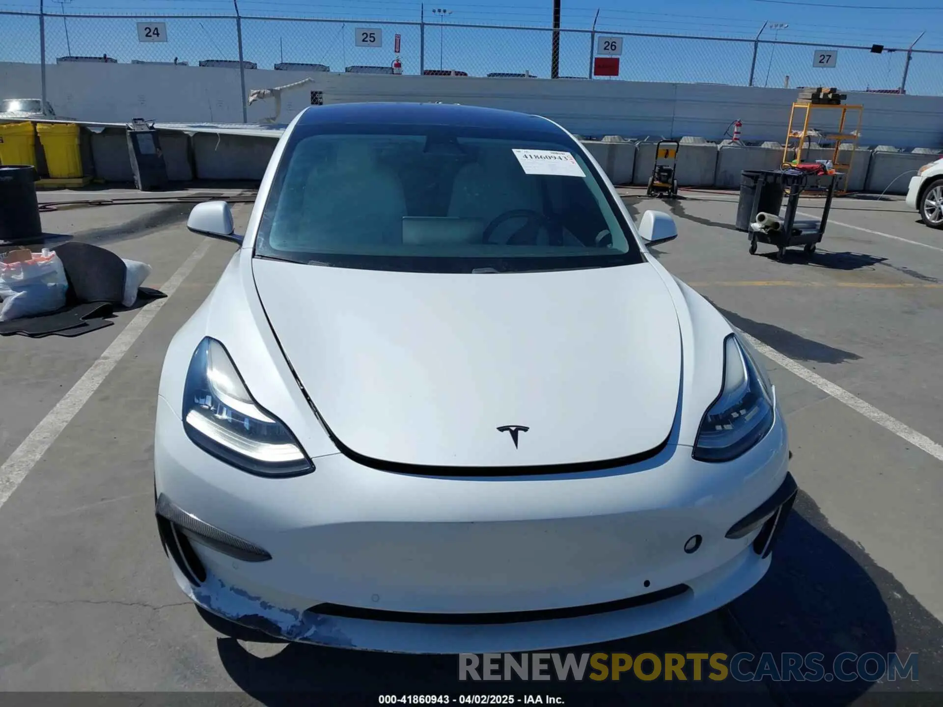 12 Photograph of a damaged car 5YJ3E1EA5KF327181 TESLA MODEL 3 2019